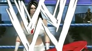 Vintage Virtual Fighting - Melissa (white Outfit) Vs Barbi (blue Outfit)